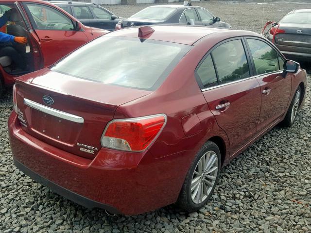 JF1GJAK63GH015175 - 2016 SUBARU IMPREZA LI BURGUNDY photo 4