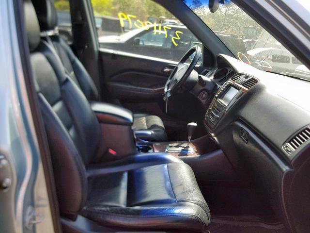 2HNYD18802H526192 - 2002 ACURA MDX TOURIN BLUE photo 5