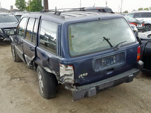 1J4FX58S7RC308927 - 1994 JEEP GRAND CHER BLUE photo 3