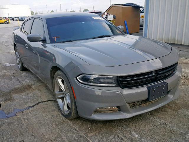 2C3CDXHGXHH544724 - 2017 DODGE CHARGER SX GRAY photo 1