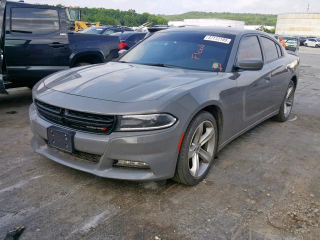 2C3CDXHGXHH544724 - 2017 DODGE CHARGER SX GRAY photo 2