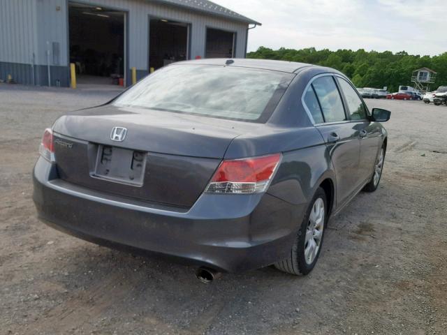 1HGCP26829A121199 - 2009 HONDA ACCORD EXL GRAY photo 4