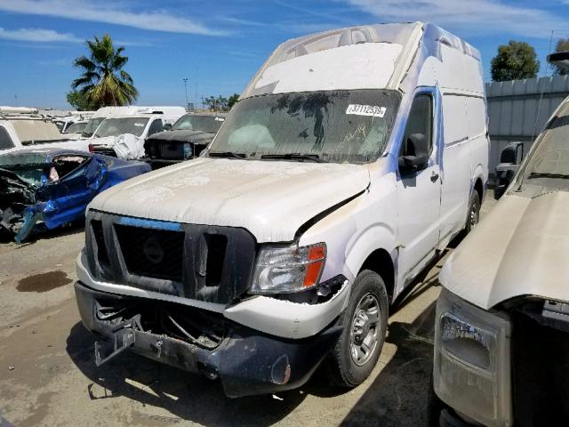 1N6AF0LY3DN103228 - 2013 NISSAN NV 2500 WHITE photo 2