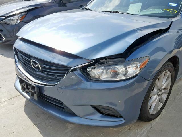 JM1GJ1U51F1205675 - 2015 MAZDA 6 SPORT BLUE photo 9