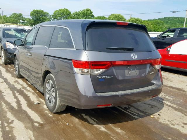 5FNRL5H98GB126584 - 2016 HONDA ODYSSEY TO GRAY photo 3