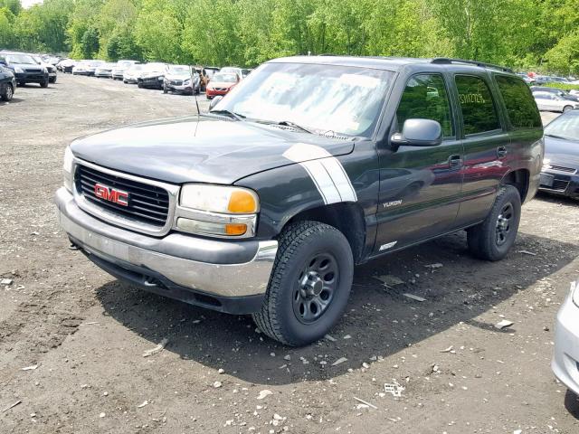 1GKEK13T44J184259 - 2004 GMC YUKON BLACK photo 2