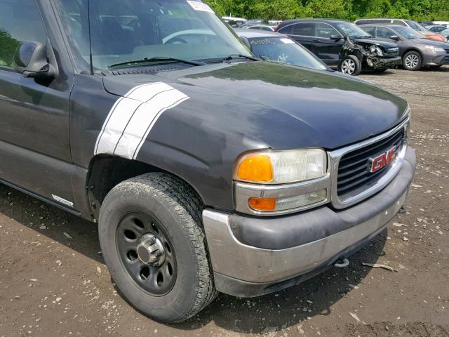 1GKEK13T44J184259 - 2004 GMC YUKON BLACK photo 9