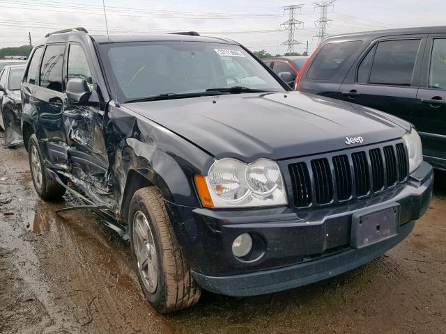 1J4HR48N05C629936 - 2005 JEEP GRAND CHER BLACK photo 1