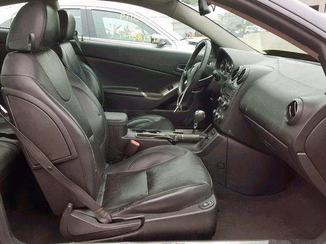 1G2ZH17NX94199351 - 2009 PONTIAC G6 GT BLACK photo 5