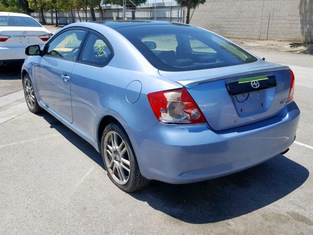 JTKDE167180227439 - 2008 TOYOTA SCION TC ლურჯი ფოტო 3
