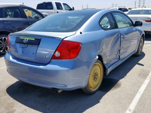 JTKDE167180227439 - 2008 TOYOTA SCION TC ლურჯი ფოტო 4
