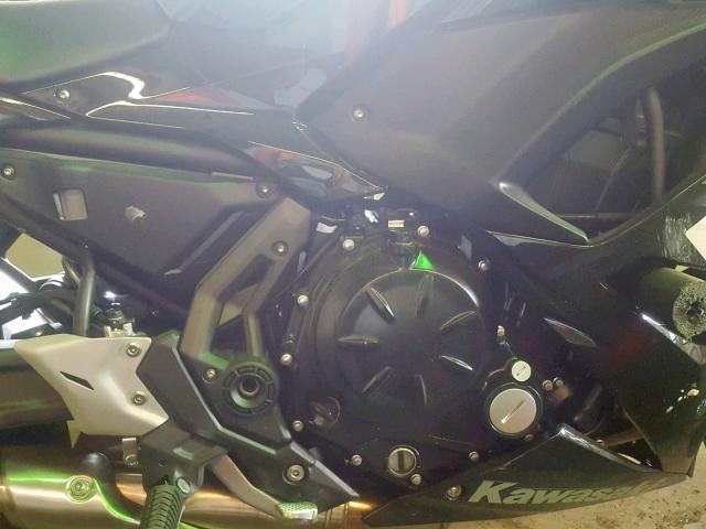 JKAEXEJ1XKDA03499 - 2019 KAWASAKI EX650 J BLACK photo 7