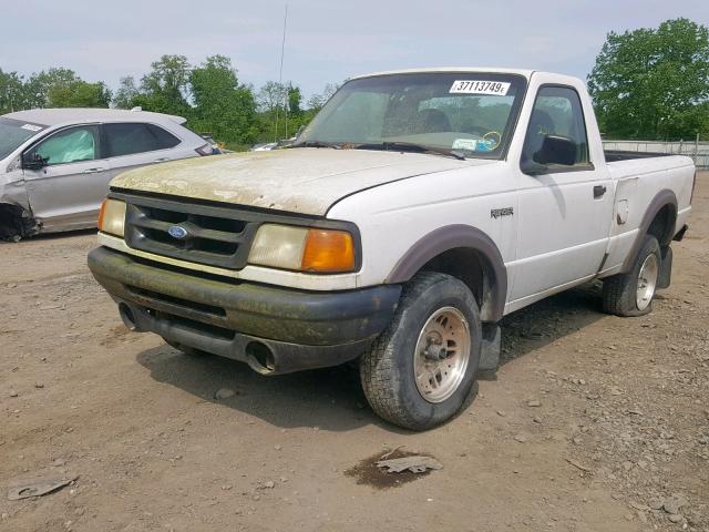 1FTCR11U3VTA57762 - 1997 FORD RANGER WHITE photo 2