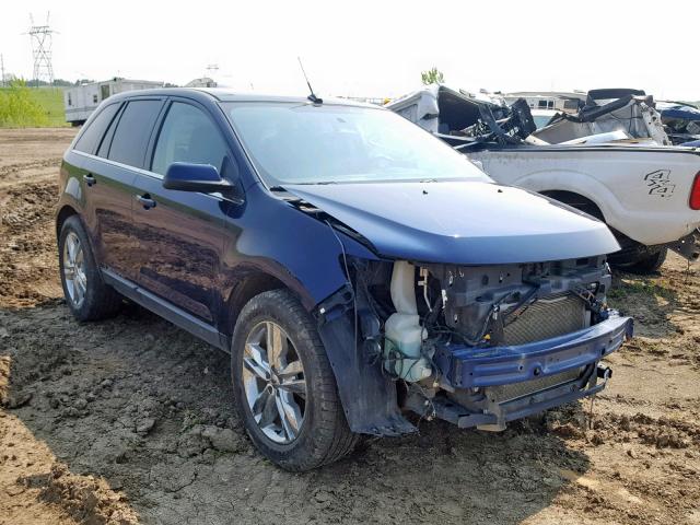 2FMDK4KC3BBB43743 - 2011 FORD EDGE LIMIT BLUE photo 1