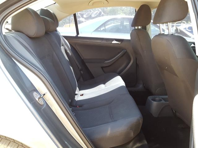 3VW2K7AJ6BM357294 - 2011 VOLKSWAGEN JETTA BASE ნაცრისფერი ფოტო 6