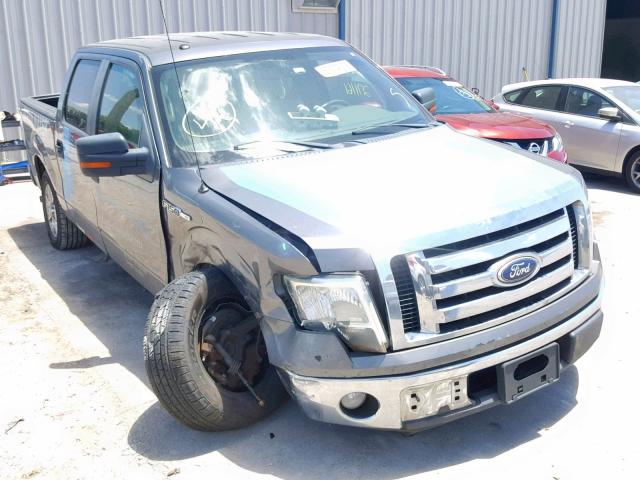 1FTEW1C86AFC09706 - 2010 FORD F150 SUPER GRAY photo 1