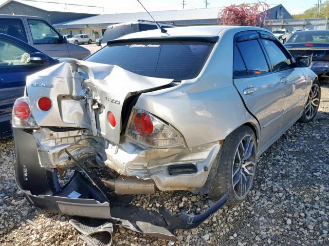 JTHBD192020057100 - 2002 LEXUS IS 300 SILVER photo 4