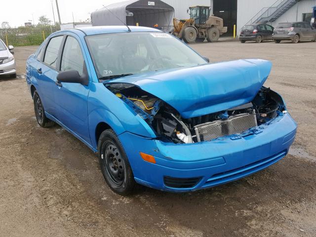 1FAFP34N37W277039 - 2007 FORD FOCUS ZX4 BLUE photo 1