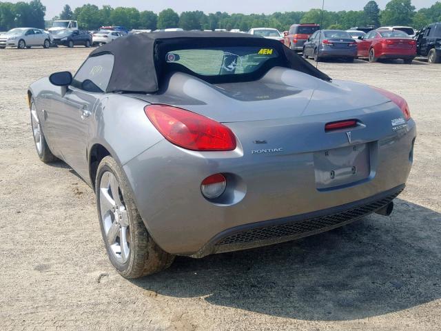 1G2MB35B17Y107940 - 2007 PONTIAC SOLSTICE GRAY photo 3