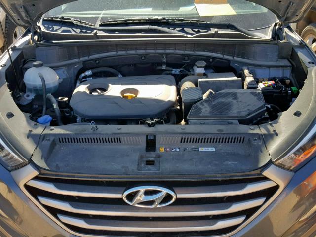 KM8J3CA47HU317305 - 2017 HYUNDAI TUCSON LIM GRAY photo 7