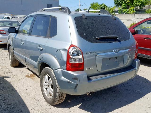 KM8JN12D47U487164 - 2007 HYUNDAI TUCSON SE GREEN photo 3