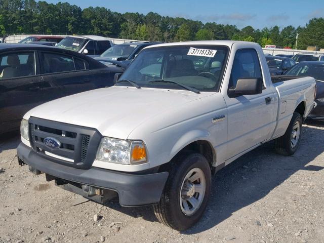 1FTYR10D99PA35089 - 2009 FORD RANGER WHITE photo 2