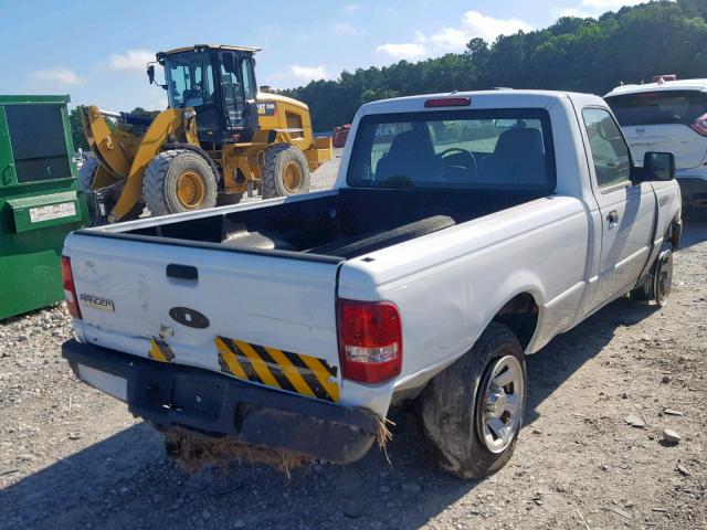 1FTYR10D99PA35089 - 2009 FORD RANGER WHITE photo 4