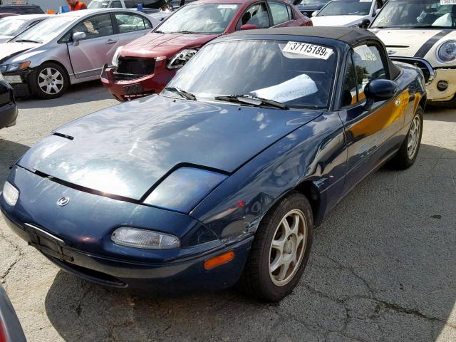 JM1NA3537S0601447 - 1995 MAZDA MX-5 MIATA BLUE photo 2