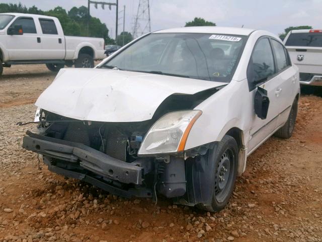 3N1AB6AP3CL642395 - 2012 NISSAN SENTRA 2.0 WHITE photo 2