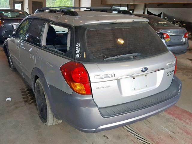 4S4BP67C864340307 - 2006 SUBARU LEGACY OUT SILVER photo 3