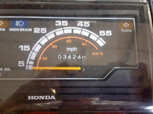 3H1HF03054D900646 - 2004 HONDA CH80 RED photo 8