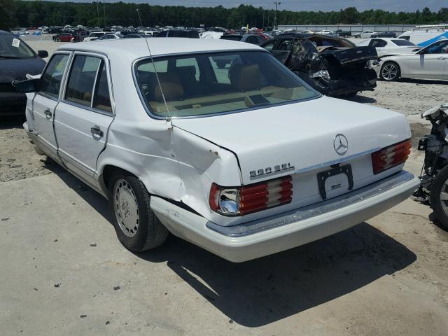 WDBCA39E0MA594131 - 1991 MERCEDES-BENZ 560 SEL WHITE photo 3