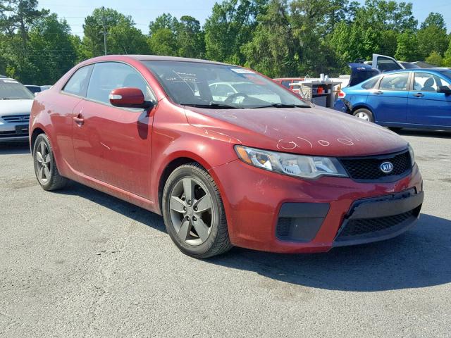 KNAFU6A25A5257478 - 2010 KIA FORTE EX RED photo 1