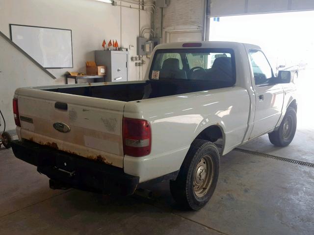 1FTYR10D59PA24090 - 2009 FORD RANGER WHITE photo 4