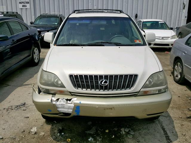 JT6HF10U5Y0113875 - 2000 LEXUS RX 300 WHITE photo 9