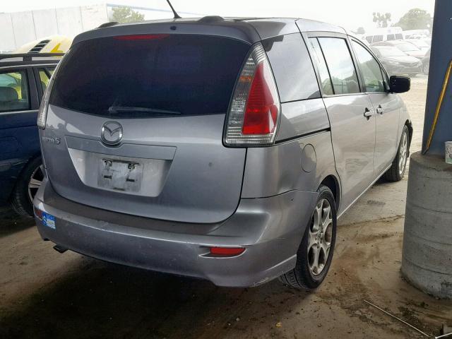 JM1CR2WL6A0372332 - 2010 MAZDA 5 GRAY photo 4