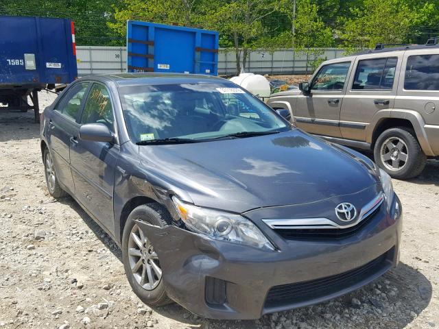 4T1BB3EK8BU135345 - 2011 TOYOTA CAMRY HYBR GRAY photo 1