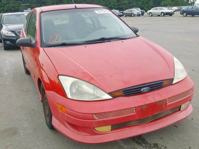 3FAFP3131YR205151 - 2000 FORD FOCUS ZX3 RED photo 1