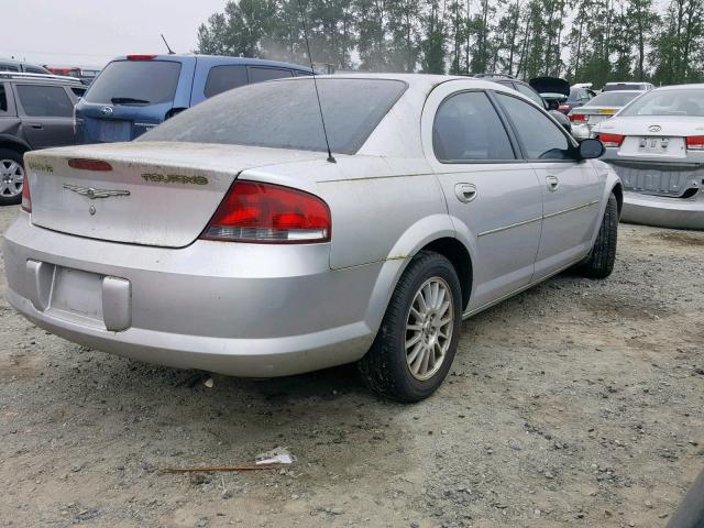 1C3EL56R74N372061 - 2004 CHRYSLER SEBRING LX SILVER photo 4