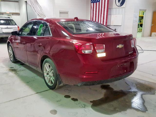 1G11F5SR0DF156868 - 2013 CHEVROLET MALIBU 2LT RED photo 3