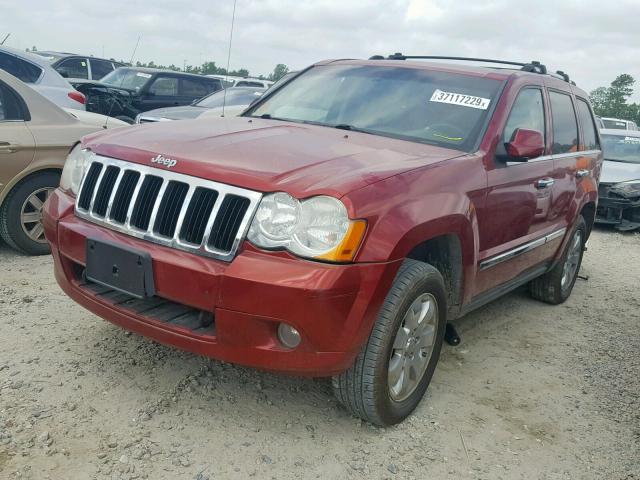 1J4RR5GT2AC136120 - 2010 JEEP GRAND CHER RED photo 2