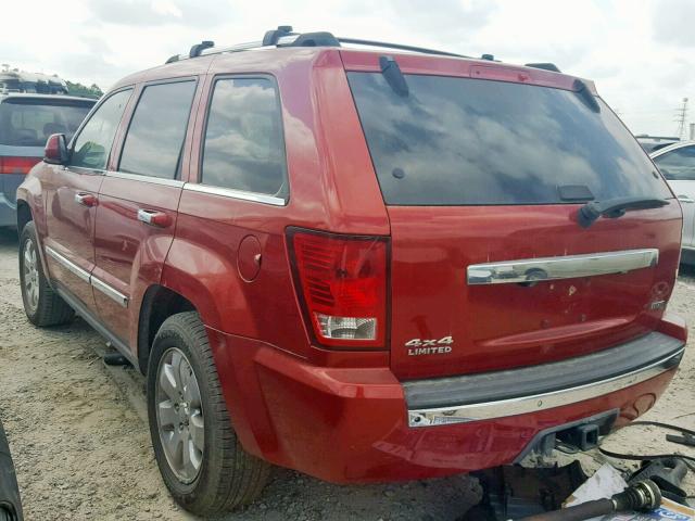 1J4RR5GT2AC136120 - 2010 JEEP GRAND CHER RED photo 3