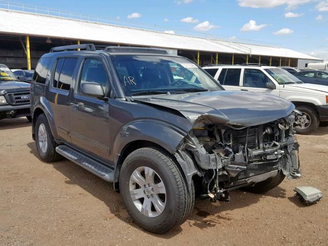 5N1AR18U05C778047 - 2005 NISSAN PATHFINDER GRAY photo 1