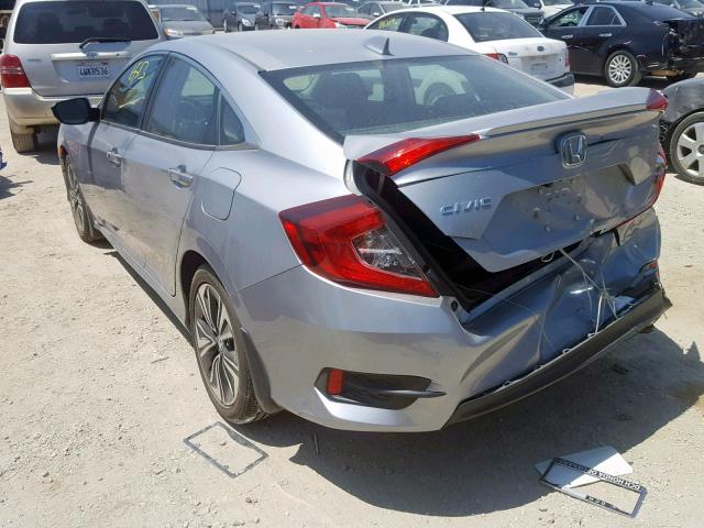 2HGFC1F77HH647676 - 2017 HONDA CIVIC EXL 银色 照片 3