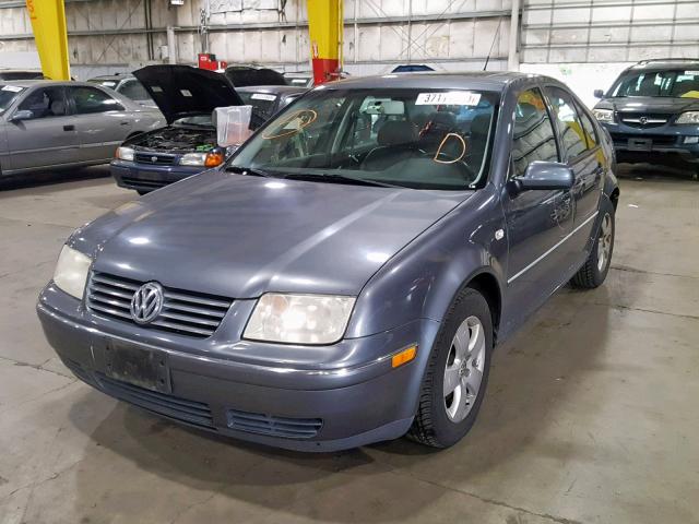 3VWSK69MX4M016248 - 2004 VOLKSWAGEN JETTA GLS GRAY photo 2