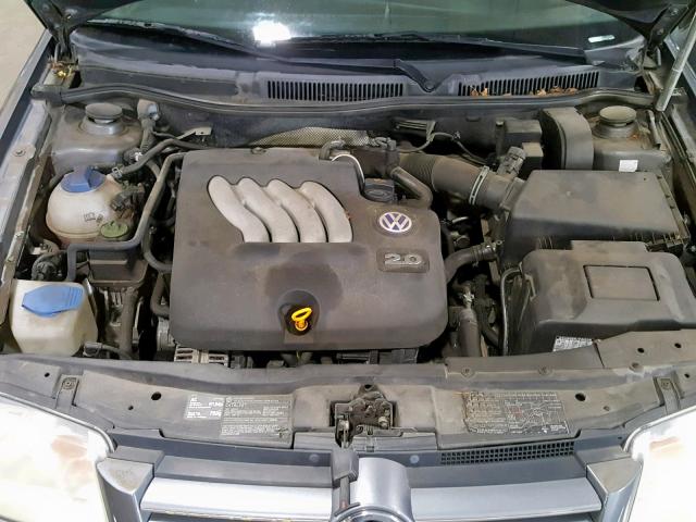 3VWSK69MX4M016248 - 2004 VOLKSWAGEN JETTA GLS GRAY photo 7