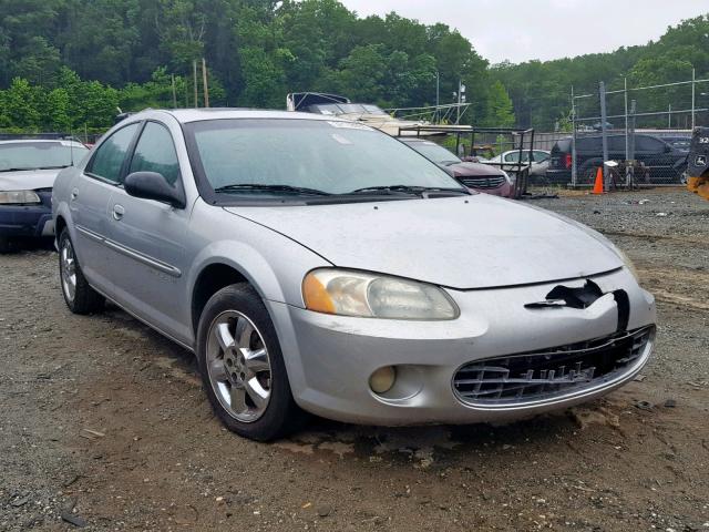 1C3AL56U81N527876 - 2001 CHRYSLER SEBRING LX SILVER photo 1