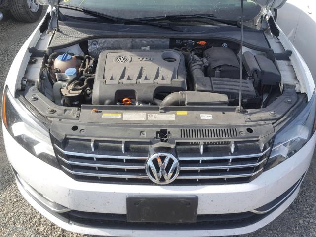 1VWBN7A31DC086366 - 2013 VOLKSWAGEN PASSAT SE WHITE photo 7