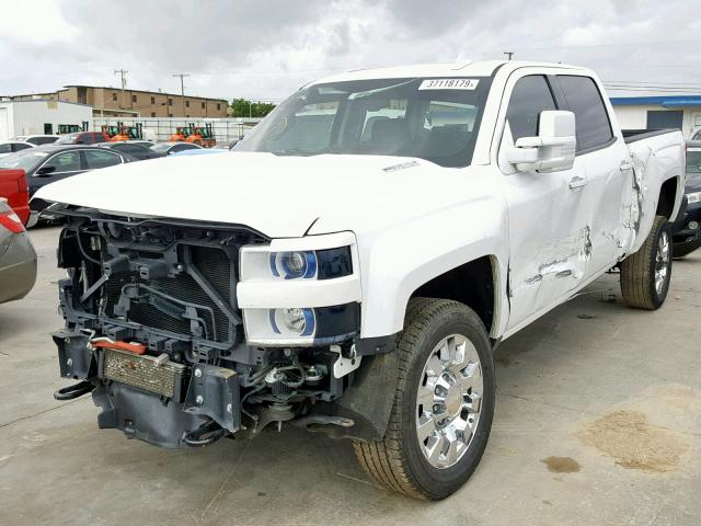 1GC1KWE89FF582993 - 2015 CHEVROLET SILVERADO WHITE photo 2