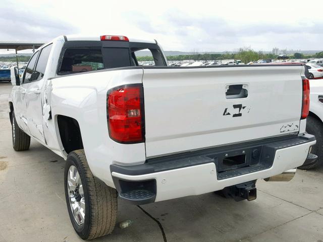 1GC1KWE89FF582993 - 2015 CHEVROLET SILVERADO WHITE photo 3